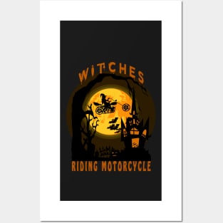 Halloween Witches scary T-Shirt for men and women Posters and Art